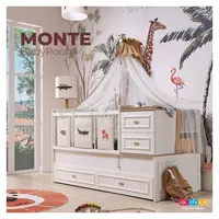 Кровать трансформер для новорожденных малышей "Monte" от Almila (Турция) 🇹🇷 0 + 12 лет