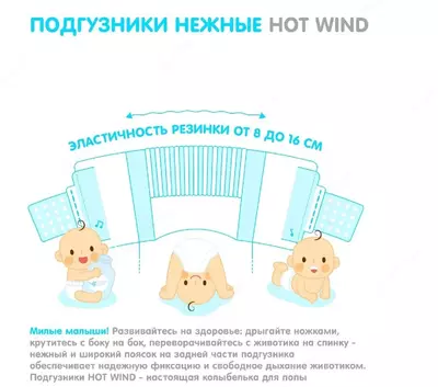 Lovular Hot Wind l tagliklari 9-13 kg 54 dona