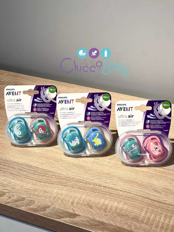 Пустышка Philips Avent Ultra Air с 6 до 18месяцев 2шт