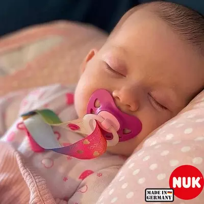 👶🏻0-6мес NUK (Германия) Classic FASHION Соска-пустышка из силикона.
