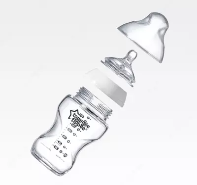Tommee Tippee Бутылочка Closer to Nature - стеклянная (силиконовая соска), 150 мл