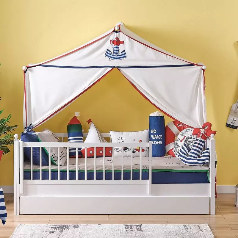 Almila "Lora" kollektsiyasining divan karavoti (Turkiya) tod toddler + Tente Sailor