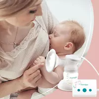  🍼 Mamajoo elektr kokrak pompasi🇹🇷 Oltin shisha bilan - 