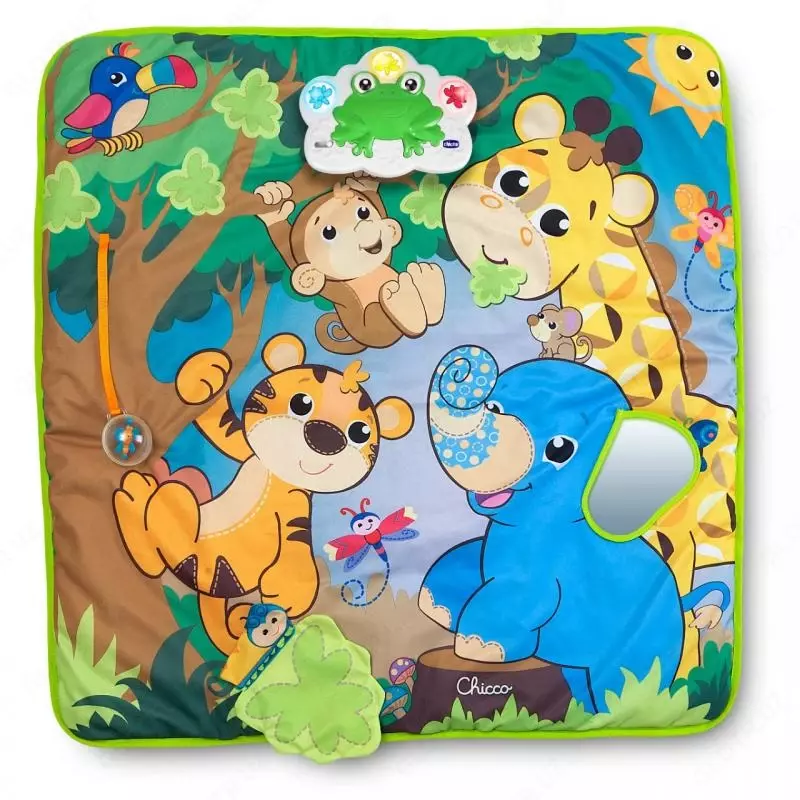 🌴 Развивающий коврик Chicco "Джунгли" 0+ - по запросу