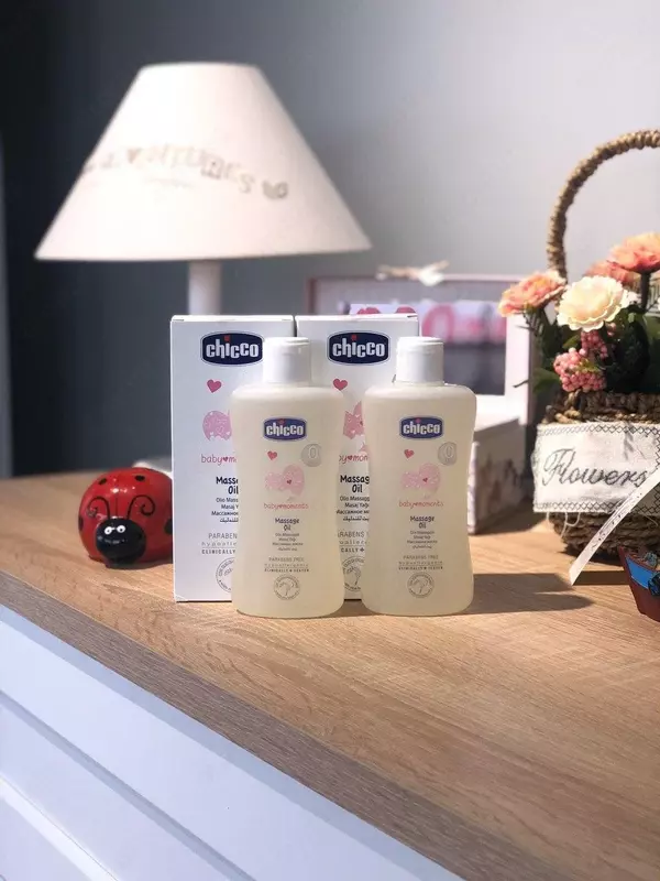 Массажное масло Chicco baby moments 0+, 200 мл