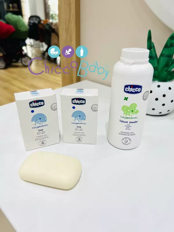 Chicco Baby Moments bolalar sovuni