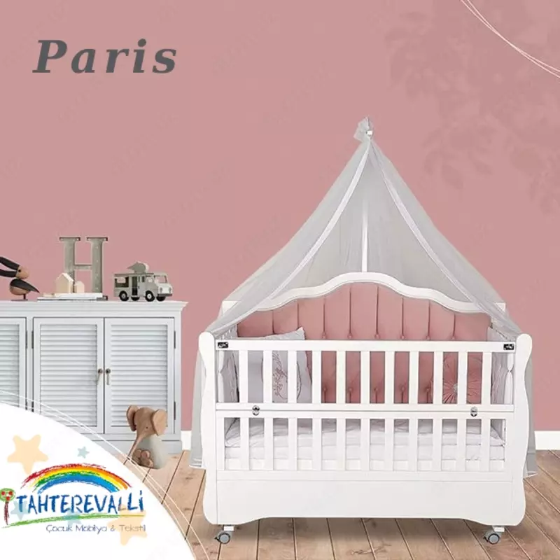 Роскошная кроватка Paris🇹🇷 с маятником от турецкого производителя Tahterevalli