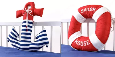 Кроватка-домик с бортиком Sailor ⛵️🐚от Almila (Турция)🇹🇷