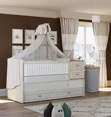 Кровать-трансформер "Baby monte" для новорожденного от Almila (Турция) 🇹🇷 (0 мес - 12 лет)