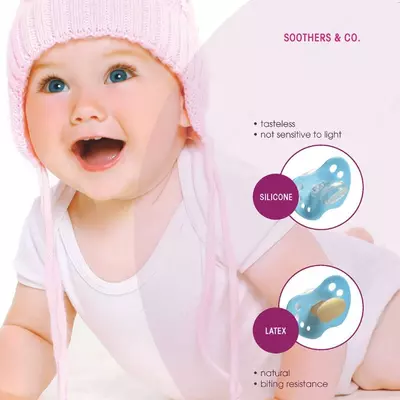 🇩🇪 NUK Соска-пустышка из гипоаллергенного латекса или силикона "Family" 👶🏻 0-6 мес, 2 шт