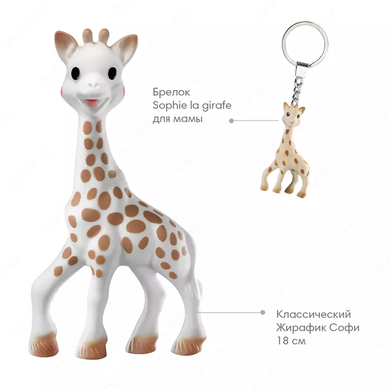 Sofi jirafasi to'plami mukammal sovg'adir! Sophie la girafe