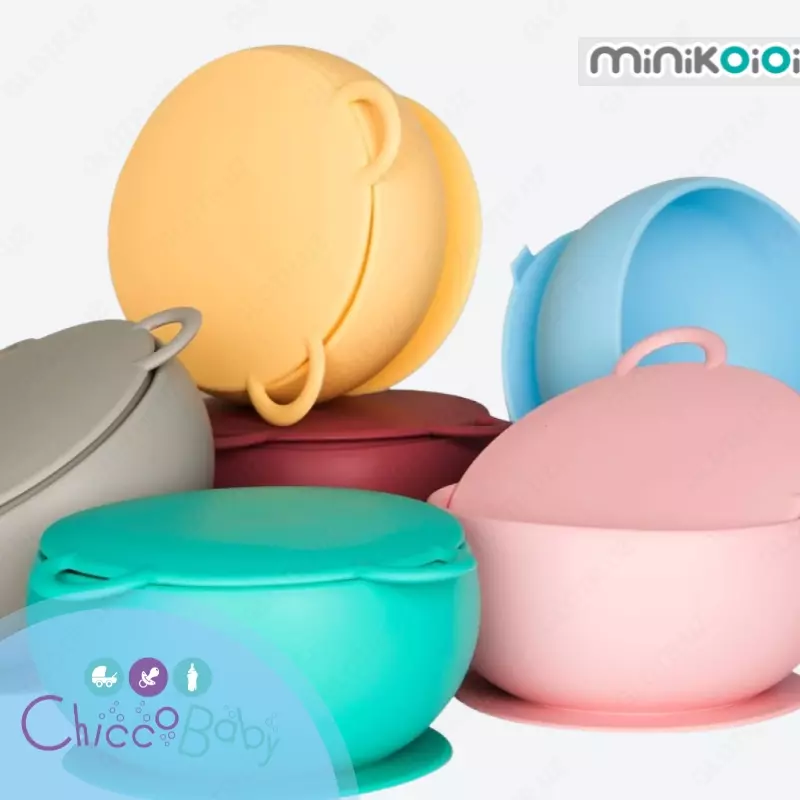 Minikoioi bowly qopqoqli stakan