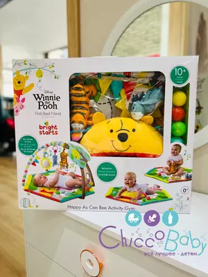 Развивающий коврик 🐯🔆 от BRIGHT STARS "WINNIE THE POOH AND FRIENDS" с рождения