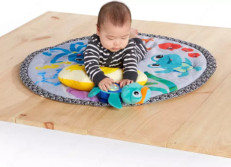 🐬Развивающий коврик для малышей "Sea friends"🦀