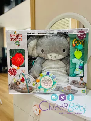 Развивающий коврик Bright Starts 🐘 "Мой слоненок"