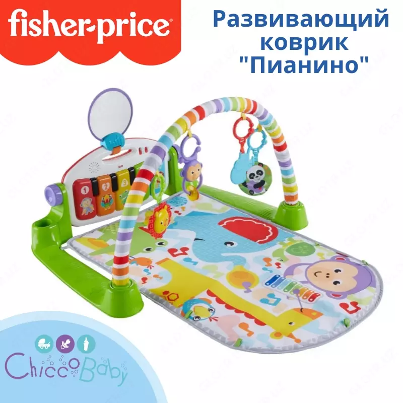 Fisher-Price"pianino" o'quv gilamchasi