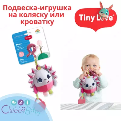 🦄 Подвеска "Принцесса Ежик" , Tiny Love с рождения