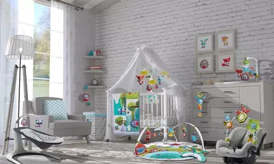 🦄 Подвеска "Принцесса Ежик" , Tiny Love с рождения