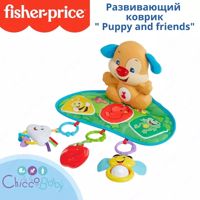Fisher price Puppy and friends o'quv gilamchasi