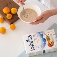  Olma va orik bilan echki sutiga asoslangan Kabrita karabuğday pyuresi  5 oy - 