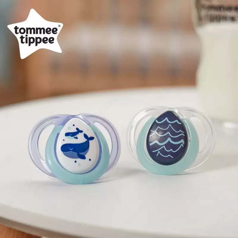 ✨ Соски-пустышки Night Time от Tommee Tippee 2шт.