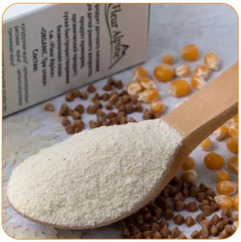 🥣 Каша Fleur Alpine безмолочная - Три злака с 6 мес