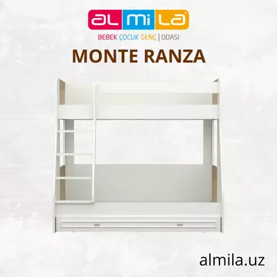 Monte Ranza ikki qavatli bolalar to'shagi 