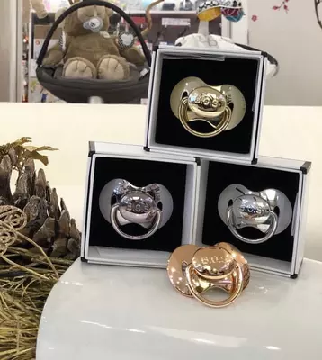 Пустышка Bjallra of Sweden, серебренная соска - родом из Швеции!