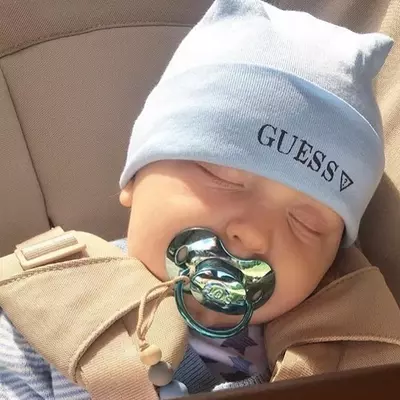 Пустышка Bjallra of Sweden, серебренная соска - родом из Швеции!