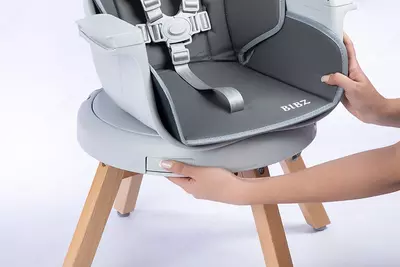 Стульчик для кормления Bibz от JIKEL 🇫🇷 (Франция) 360° трансформер 3 в 1