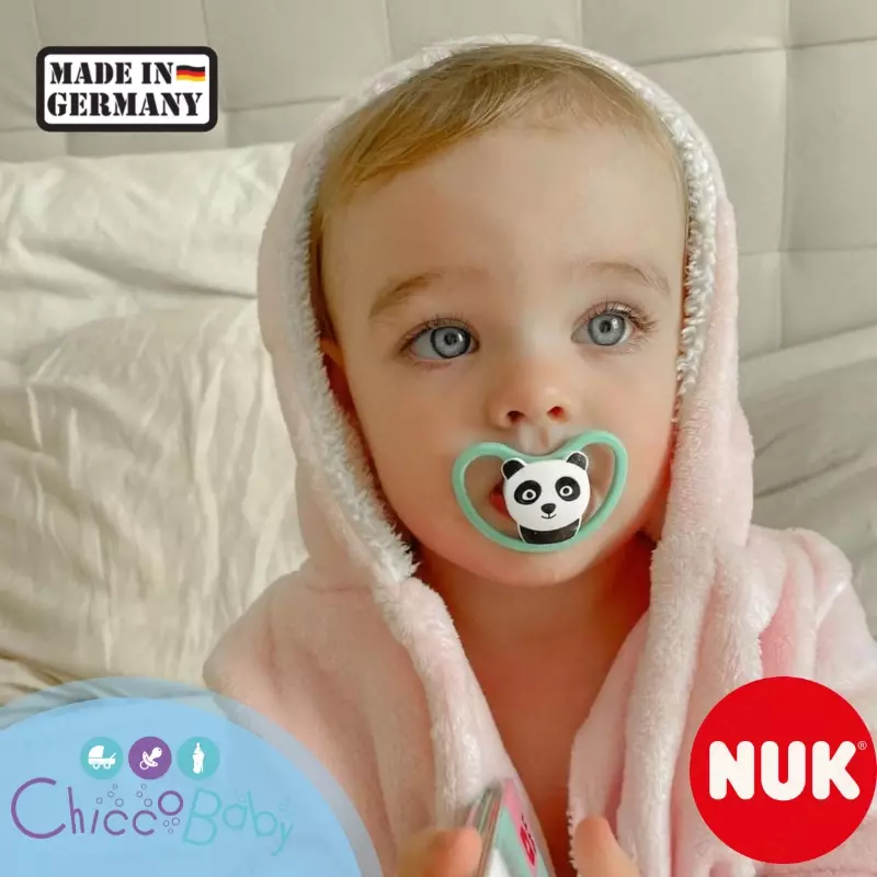 NUK Пустышки SPACE Соска-пустышка из силикона Размерный ряд: 1 (0-6 месяцев), 2 (6-18 месяцев) и 3 (с 18 месяцев) 👶🏻