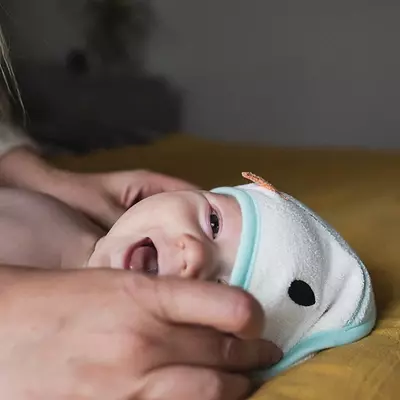 🧼 Tommee Tippee yumshoq Poncho sochiqlari