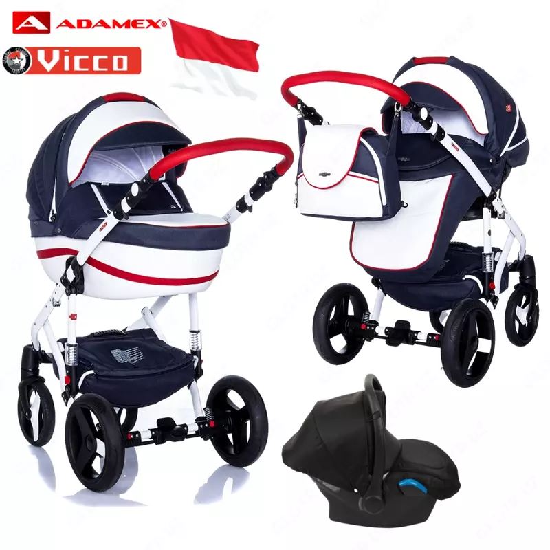 Детская коляска VICCO от ADAMEX 🇵🇱 3 в 1 (Польша)