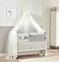 Almila Sofy mayatnikli bolalar uchun yogoch beshik (Turkiya)