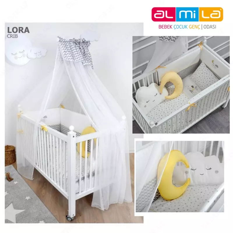 🇹🇷 Кроватка Lora от производителя Almila (Турция)