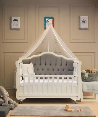 Качающаяся роскошная кроватка Paris (Турция)