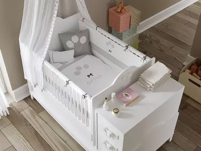 Кровать-трансформер для новорожденных "Spotty" от Almila (Турция)