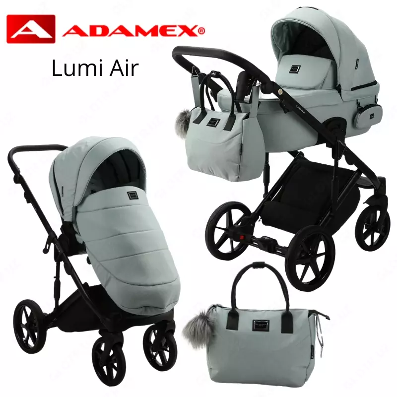 Коляска Lumi Air от ADAMEX 🇵🇱 3 в 1, Польша