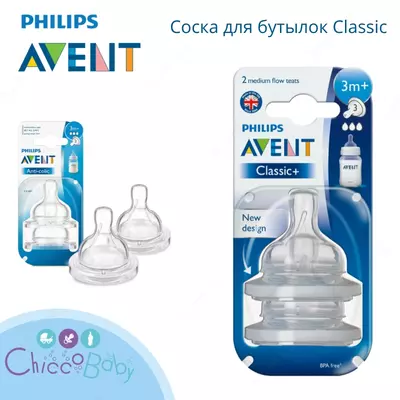Соска для бутылочки Philips AVENT Classic