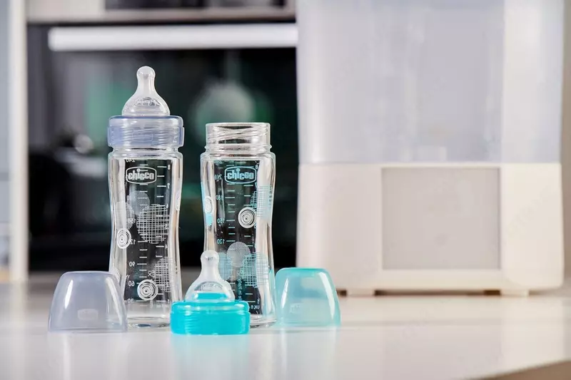 🍼 Бутылочка для кормления Well-Being, 240 мл, медленный поток, стекло