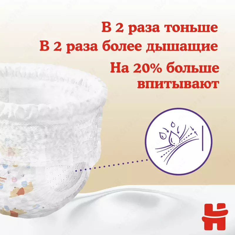 Подгузники-трусики Huggies Elite Soft 3 6-11кг 48шт