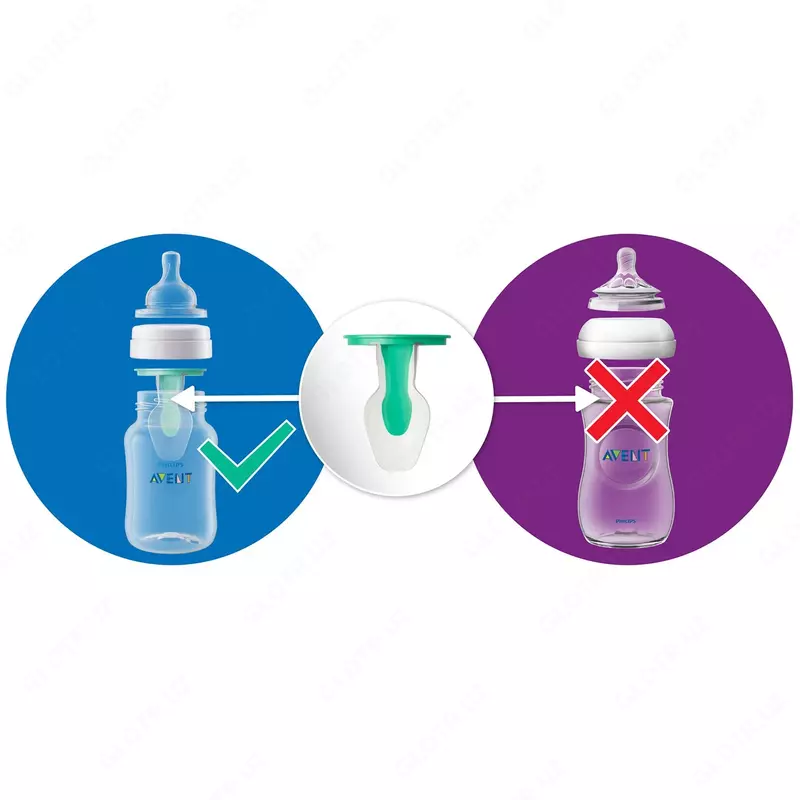 Air free klapanli Philips Avent anti-colic shishasi, 125 ml, 0 oy