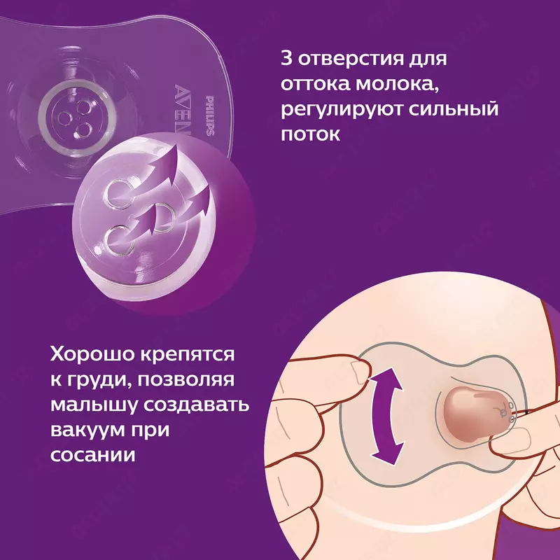 Накладки на соски Philips Avent защитные с футляром S 2шт