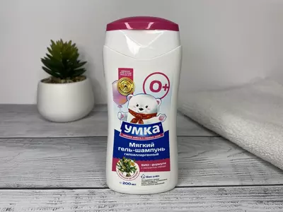 Шампунь детский "без слез" для новорожденных , гипоаллергенный 🐻‍❄️ УМКА, 200 мл