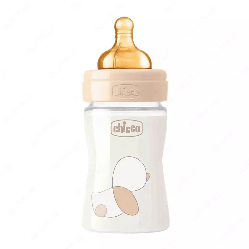  🍼 Бутылочка для кормления Chicco Original Touch Glass Uni с соской  150мл с 0 мес - 