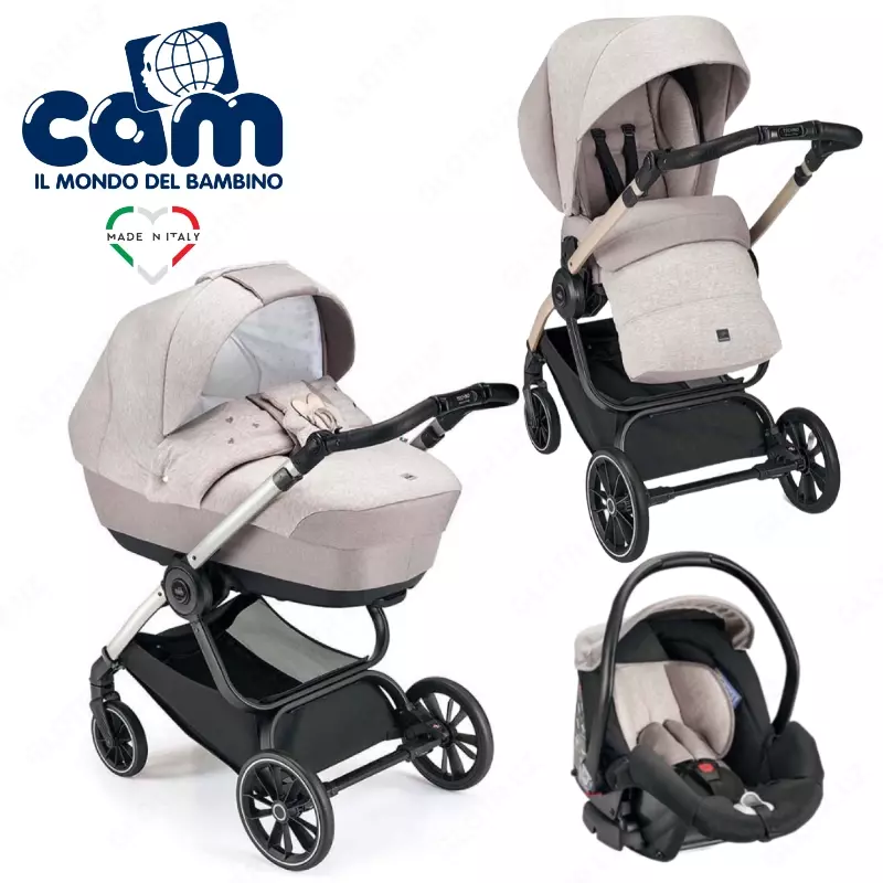 Коляска 3 в 1 Cam Techno Softy (Италия) цвет с515