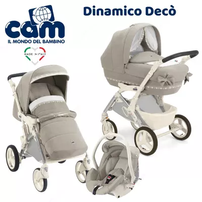 Коляска 3 в 1 Cam Techno Softy (Италия) цвет с515