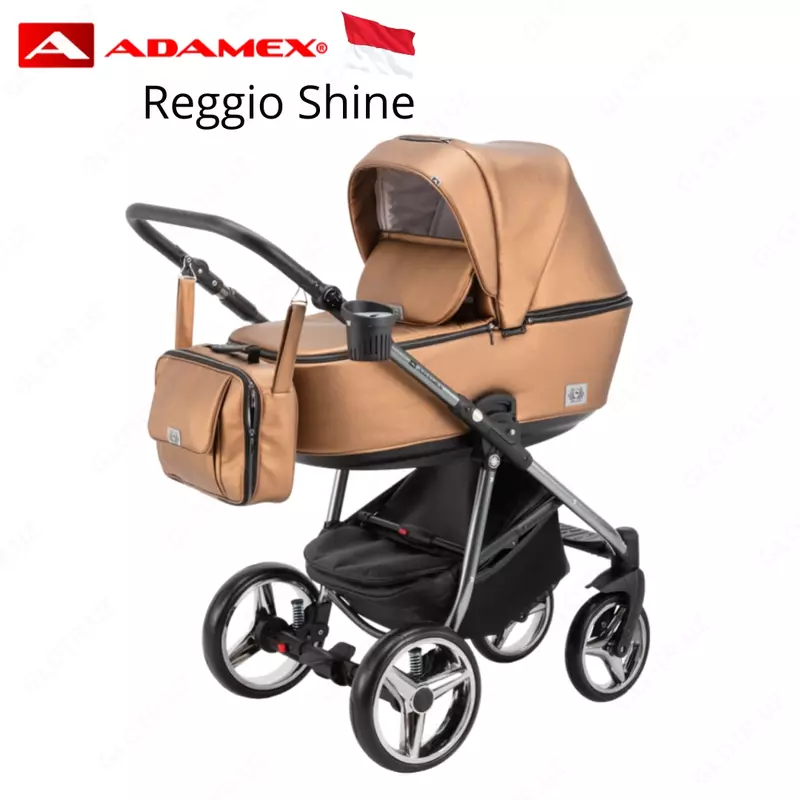 Коляска Adamex Reggio Shine 3 в 1 и 2 в 1 (Польша)