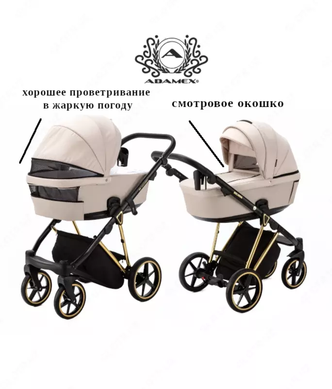 Коляска ADAMEX BELISSA 3 в 1 (Польша)