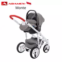 Коляска Adamex MONTE CARBON🇵🇱 3 в 1 (Польша) - по запросу